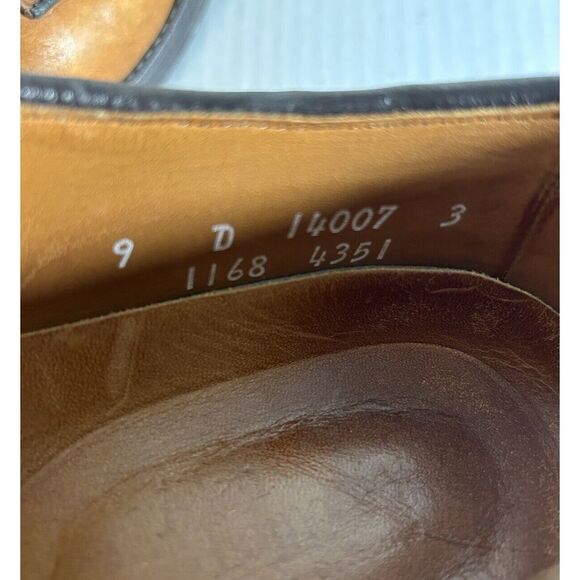 Allen Edmonds Mens Classic Wilbert Lace Up Leather Comfort Oxford Shoes 9D - Picture 8 of 9